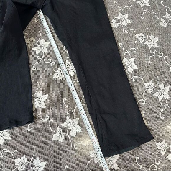 Vince Navy Linen Blend Ankle Pant Sz 30 - Picture 16 of 16